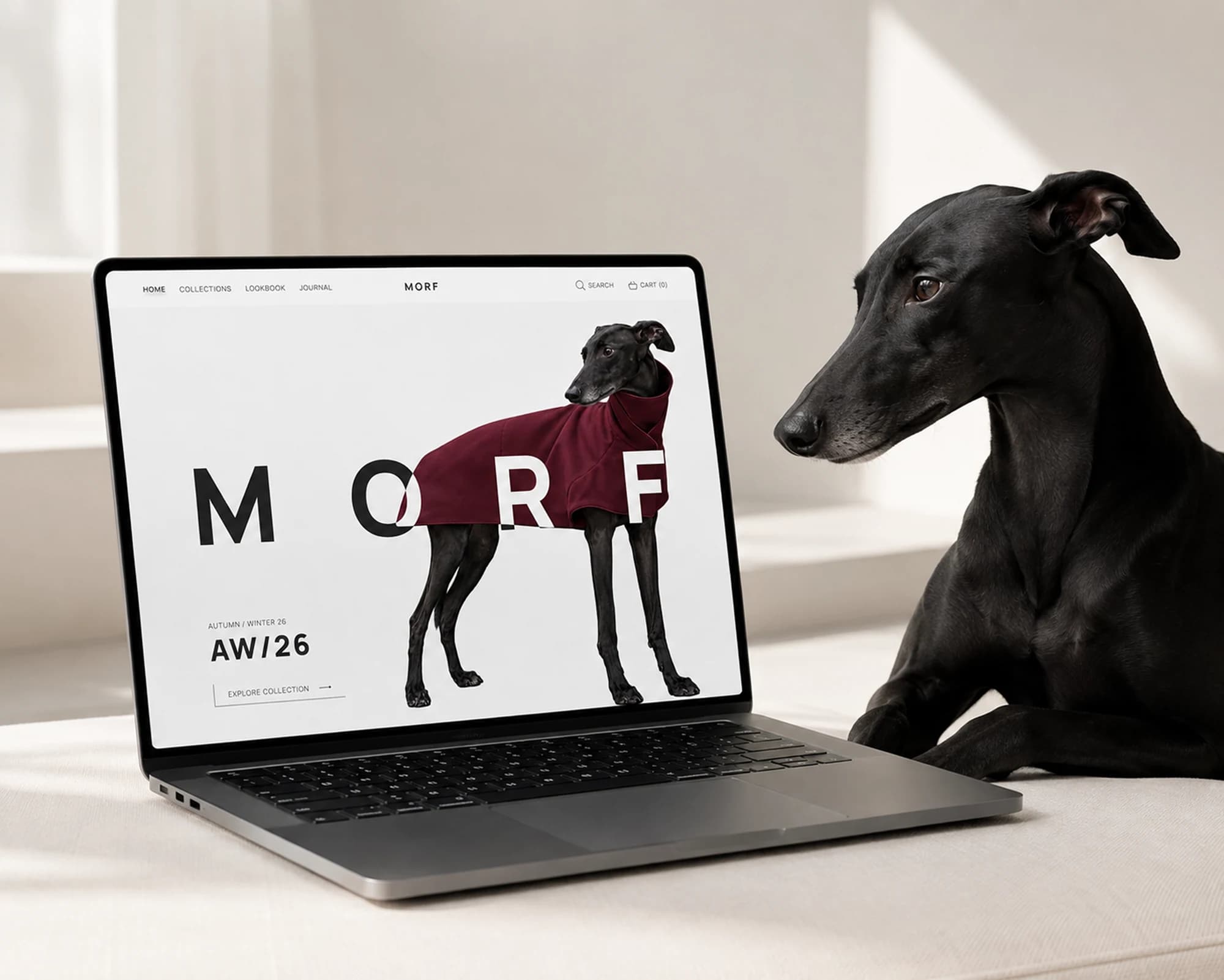 MORF fashion brand campaign